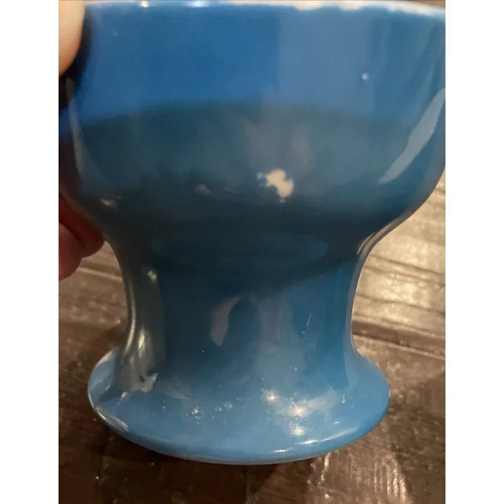 Paul McCobb Contempri San Remo Blue Sugar Bowl Creamer Set NO LID‎ MCM Retro